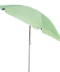 Sonnenschirm Strandschirm UV-Schutz UPF 50+ für Familien bei der Reise grün 170 cm inkl Tragetasche