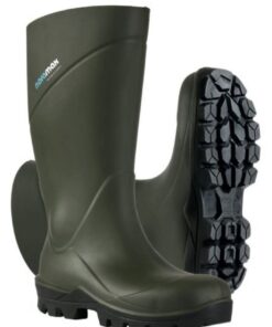 NORAMAX Safety Sicherheitsstiefel S5 für Arbeiter bei Bergbaufälligkeiten mit antitrennender Sohle und Schutz gegen Schl