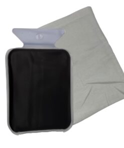 ATC Handels GmbH warme Schulter- & Beckenwärmflasche mit Beige Baumwoll-Hülle und Naturmoor-Füllung Beige