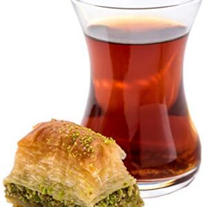 Topkapi Große Türkische Teegläser Teeglas „Ajda“ ~165 cc Für Zuhause ~6er Set