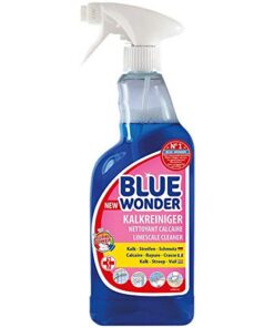 Blue Wonder Duschkabinen-Reiniger Anti-Kalk 750ml für Maschinenreinigung | Blue Wonder Duschkabinen-Reiniger Anti-Kalk
