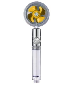 Venteo SAVEWATER POWER Duschkopf - Wassersparend, hoher Druck, 3 Einstellungen - Blau, Rosa oder Gold