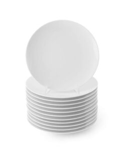Holst Porzellan Frühstücksteller 12er Set 20 cm weiß MA 120