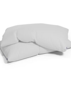 SLEEPWISE 2er Set Premium White Kopfkissenbezüge 40 x 80 cm, Pflegeleicht, Atmungsaktiv, Weich und bequem