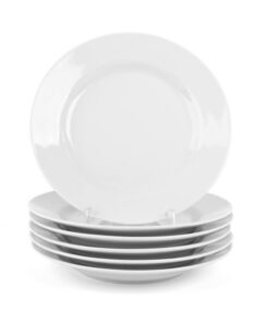 Holst Porzellan Teller flach 20 cm weiß Basic BL 021 - 6er Set 20x20x2 cm