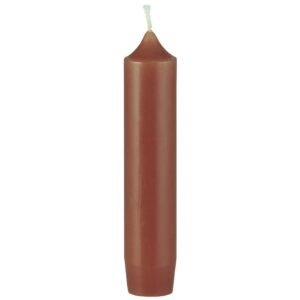 IB Laursen - Stabkerze - Paraffin - Rostrot - Ideal für romantische Abendbuche - 2,2 x 11 cm - 1 Stück