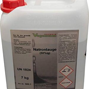 Vogelmann Chemie GmbH 7 kg Natronlauge 50% Reinigungspotenzial maximiert für Haushaltsnutzer im Bad und Küchenbereich-la