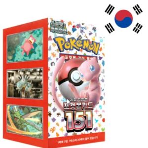 Pokémon Koreanisch 20 Boosterpacks 151 Display SV2a + Heartforcards® Versandschutz Neu & OVP