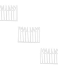 TEHAUX Buchständer Ordnerregal für Büros - Transparenz, Strukturierung &_unsetzliche Dichte | TEHAUX 3 Stück Book Shelv