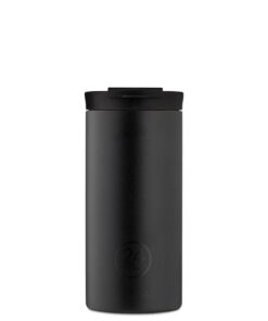 24BOTTLES Travel Tumbler - 600ml Thermosflasche, 6h Hot/24h Cold, Edelstahl, Umweltfreundlich, Tuxedo Black