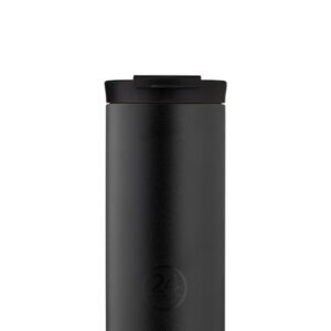 24BOTTLES Travel Tumbler - 600ml Thermosflasche, 6h Hot/24h Cold, Edelstahl, Umweltfreundlich, Tuxedo Black