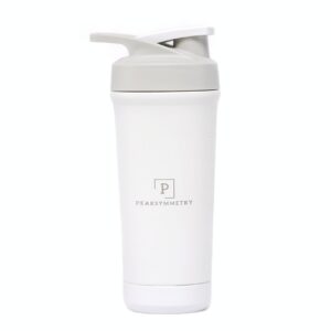 Peaksymmetry Edelstahl Protein Shaker, 750ml – Hochwertiger Shaker für Eiweißprofi, Sportler & Fitness Enthusiasten – Op