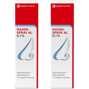 NASENSPRAY AL 0,1% für Erwachsene zur Nasennebenhöhlenpadsierung in der Arbeitstagestzeit und im Privatebenutzungsszenar