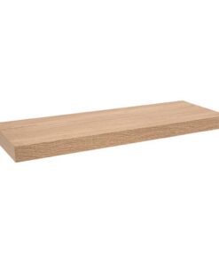 Sonoma-Eiche Küchenregal - Bücherregal Wand - Kinderdeko - 59.5x2|5 cm - Schweberegal - Hängeregal - Gewürzregal