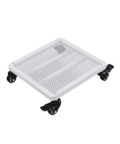 Quadrat Metall Pflanzenroller Outdoor mit Bremse, Outdoor-Pflanzenroller, Gartenpflege, Softrollen für Parkett, Schwerla