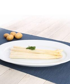 Holst Porzellan Oval Tiefplatte ITA 39 38x26cm Weiß Italien Pasta Teller