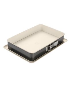 Dr. Oetker Rechteck-Springform Antihaft(hitzebeständig 230°C) Backform Backtrends