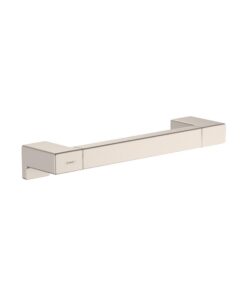 Hansgrohe 30,5 cm gebürstetes Nickel Handtuchhalter für modernes Badel_bus, zeitloser Design, praktisch und funktionell,
