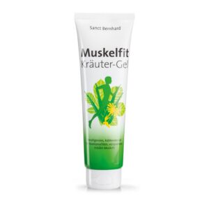 Sanct Bernhard Muskelfit Kräuter-Gel | Beruhigendes, kühlendes Gel | Für beanspruchte Muskeln & Verspannung | 150ml Sa