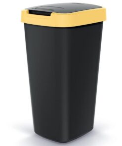 BirnePower Gelb Müllbehälter 53 x 29 x 26cm 25L Schwingeimer