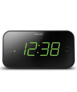 Philips TAR3306 Wecker mit Radio, großem Display & Doppelalarm