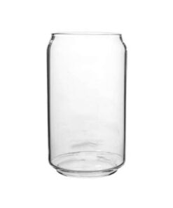 Can Shaped Glass Cups, 16oz Beer Glasses, Tumbler Cup | Whiskey Glasses, Iced Coffee Glasses, Iced Tea Glasses | Wine C