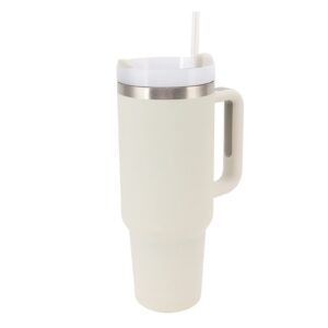 Edelstahl-304 Kalt- und Heißgetränkebecher Isolierter Becher Mit Griff und Strohhalm 40 Oz - Perfect fürOutdoor-Adventur