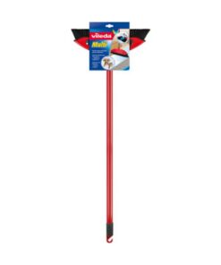 Vileda Multi Besen, Teleskopstiel, gegen Tierhaare, für alle Böden, 75–130 cm Stiellänge, ideal auch für Teppiche