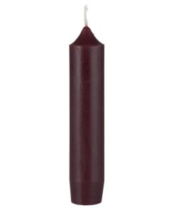 IB Laursen - Kurze Stabkerze - Ideal für dezentes Dekor - Zuhause nutzen - Dufttaste mit Rhododendron Duft - Paraffin -