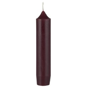 IB Laursen - Kurze Stabkerze - Ideal für dezentes Dekor - Zuhause nutzen - Dufttaste mit Rhododendron Duft - Paraffin -