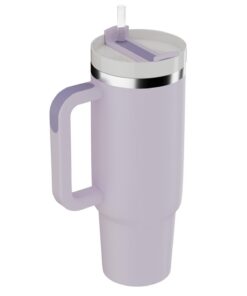 YOUEXPERT 30 oz Thermobecher für Sport und Reise - Edelstahl, Griff und Strohhalbdeckel | YOUEXPERT 30oz Trinkbecher mi