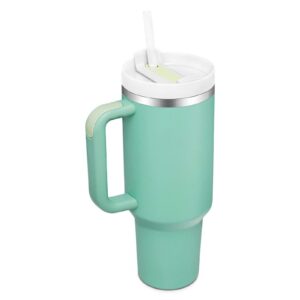 YOUEXPERT 40 oz isolierter Thermosbecher für Auto und Sport, Geschenkidee für Christmas mit Stroh und Griff