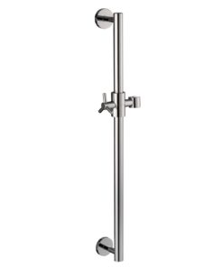 PaulGurkes Hochwertige Duschstange aus Metall für Aufputz-Duschen mit Kreuzgriff und modernem Design