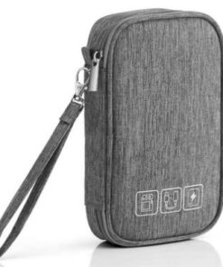 Skycase Kabeltasche Schwarz Grau Elektronikzubehör Organizer Reise Etui