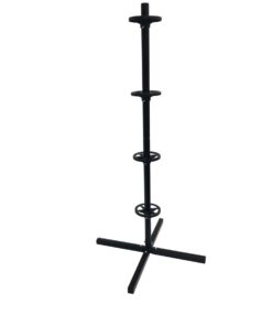 cartrend Reifenständer XL Max – 120 kg Tragkraft, passend für Reifen & Felgen bis 285 mm, schwarz