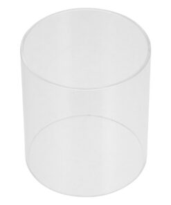 DECHOUS 2 Stück Windlichtglas - Elegante Säulenform Für Teelichter - Ideal Für Hochzeiten Und Tischdekoration - Kerzenha