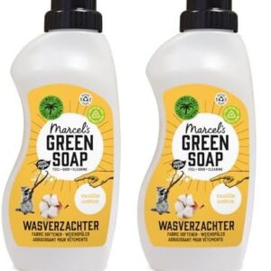 Marcel's Green Soap Weichspüler Vanille & Baumwolle - Für Ihre Lieblingswäsche - Nach Hausgenuss - Biologisch Freiknobel