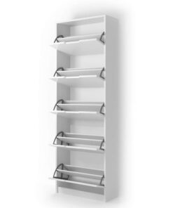 Vicco White Luca Schuhregal für Schuhschrank, 59 x 169 cm, 5 Fachboxen