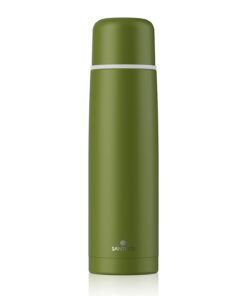 SANTECO Edelstahl-Thermoskanne 1 l + doppelwandig + Kaffee-Thermoskanne SANTECO Edelstahl-Thermoskanne 1 l + vakuumisol