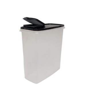 Tupperware Eidgenosse 4,5 Liter schwarz transparent Schütte Vorratsdose Modular 4500ml
