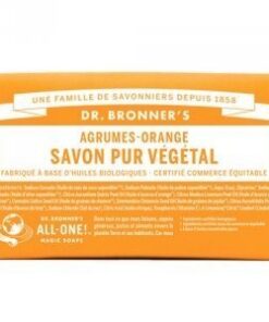 Dr. Bronner's Feste Seife Zitrus-Orange 140g – Bio Vegan Alleskönner