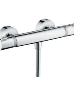 Hansgrohe Ecostat Comfort - Duschthermostat Aufputz für das Bad mit Sicherheitssperre, Chrom, 13116000
