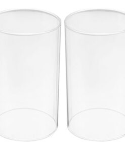 BESPORTBLE Transparenter Kerzenhalter 10X6cm für Party und Tischdeko 2 Stück