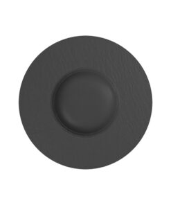 Villeroy & BochPremium Porzellan Rock Pastateller 28 Cm, Teller Schwarz, Für Pasta