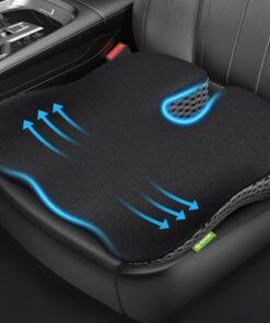 AUVON Keilkissen Auto Memory Foam – Rückenschmerzen & Steißbein Linderung, U-Form Sitzhöhe Erhöhung