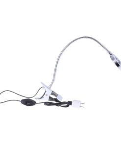 UKCOCO Led Salon-Tischlampe mit Augenschutz, USB-Led-Licht, Kalt-Warm-Temperaturwechsel, Dimmbar, Aluminiumklammer, falt