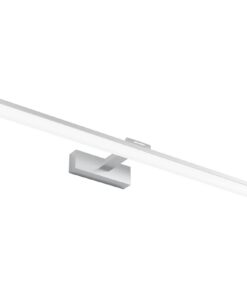 Klighten LED Spiegelleuchte Badezimmer 24W 1170LM Kaltes Weiß 6000K, 180° Rotation, IP44 Wasserdicht, 80CM.long Silber