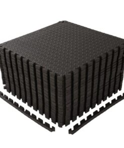LEADZM EVA‑Bodenschutzmatten – 18er Set 30×30 cm, stoßdämpfend & rutschfest