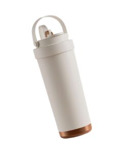 Keramikbeschichteter isolierter Edelstahlbecher 750 ml Kalte und heiße Getränke auslaufsicher Strohhalmbecher
