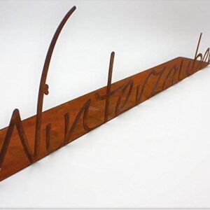 Rostikal Winterzauber Schild Edelrost 74 x 16 x 9 cm Vintage Rost Deko für Wohnzimmer